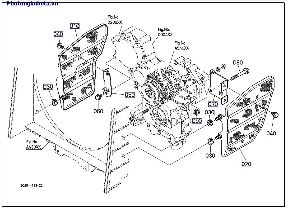 Nắp đậy bên hông mui/ nắp cabo cũ 50001-89999